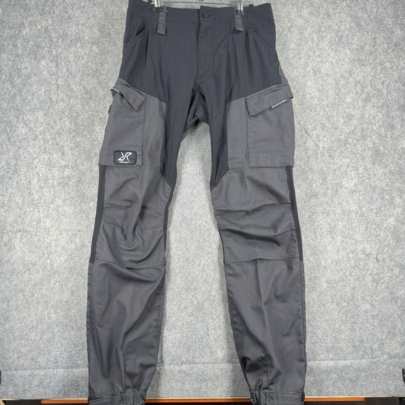 Revolution Race RVRC GP Pants Mens 31x32 Gray Hypershell Cargo Hiking Outdoor